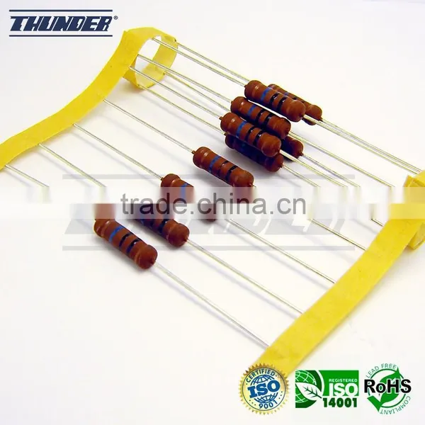 FRN Series - 3W Fixed Metal Glaze Film Flame Proof Resistors (High Voltage / High Resistance Value) photo-2