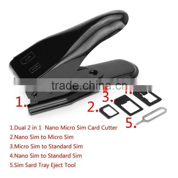 Universal 2in1 Micro/Nano SIM Card Cutter For IPhone/iPad/HTC/Nokia/Samsung/Huawei photo-2