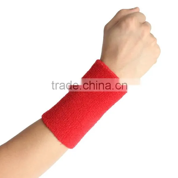 2015 Hot Sale Custom Promotional Bulk Terry Cotton Sweatband