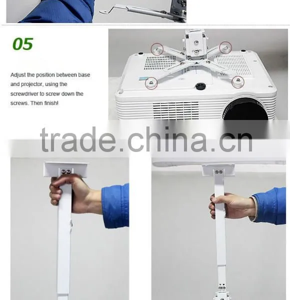Extendable and Lightweight Wall Projector Mount for Classroom and Office photo-3