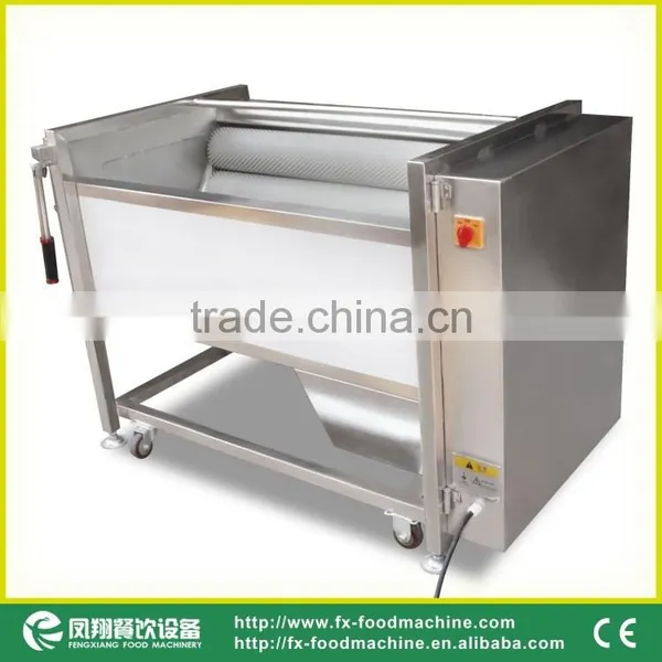 Ginger Washing and Peeling Machine Potato Brush Peeler Machine With Mix Brushes photo-2