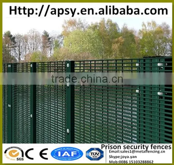 Hot Sale High Security Barriers Solid H Post Supported 4mm Steel Wire Welded Thin Than Finges Grills Mesh Fence Panels photo-2