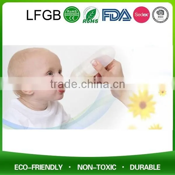 90ml Food Grade Soft Silicone Baby Rice Cereal Spoon Feeding Bottle Squeezing Pacifier photo-6