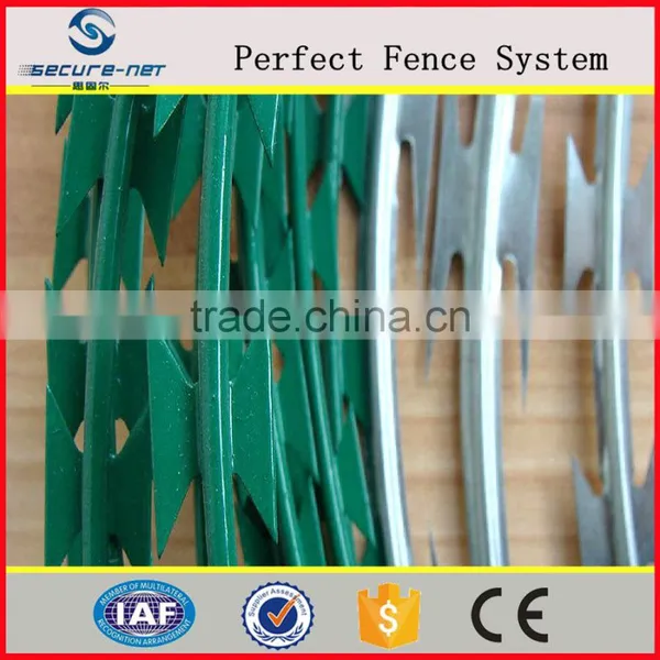 Hot Dipped Galvanized Razor Barbed Wire With Durability Quality photo-2