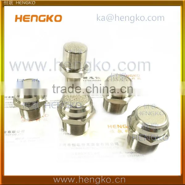 Sintered ss Brass Screen Breather Vent Pneumatic Air Muffler photo-4