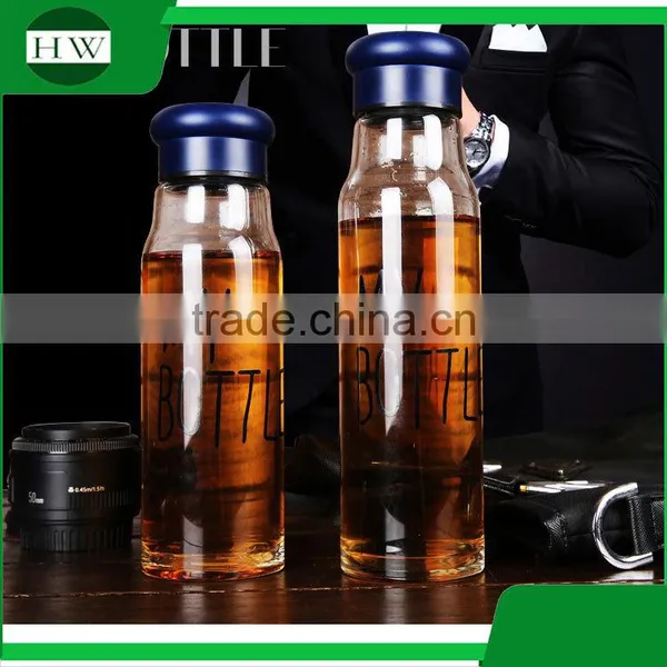420ml 550 ml Tea With Filter Fruit Juice my Bottle Glass Tea Infuser Bottle photo-5