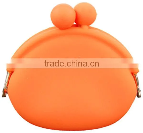 Eco-friendly Colorful Cute Heart Shaped Silicone Glass Purse photo-2