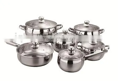 10pcs Stainless Steel Soup Pot Set Cookware Set photo-4