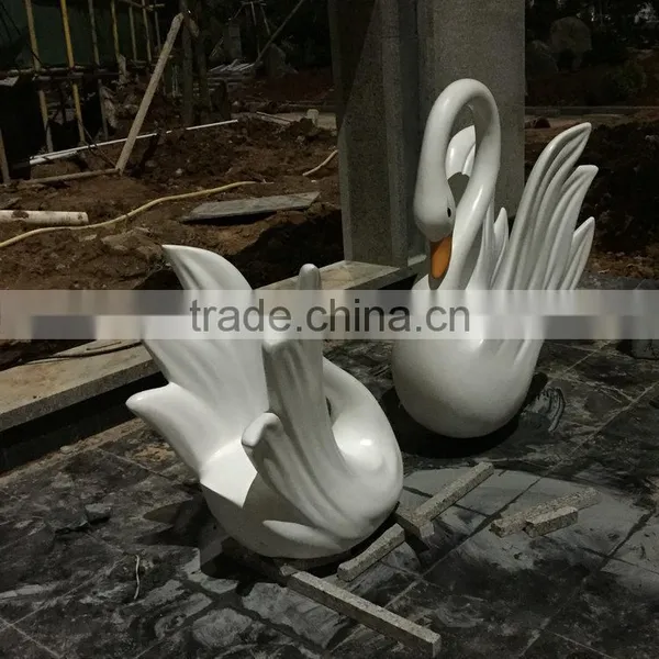 FRP Display Swan Sculpture Figurine photo-3