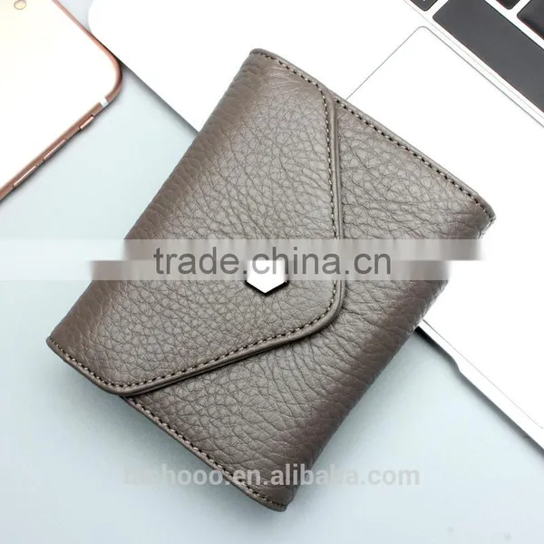 Colorful Factory Direct Wholesale Lichi Pattern Genuine Leather Customize RFID Blocking Card Holder photo-4