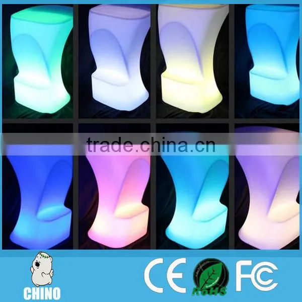 Outdoor Garden Decoration Plastic Made LED Illuminated Relax Chair photo-2