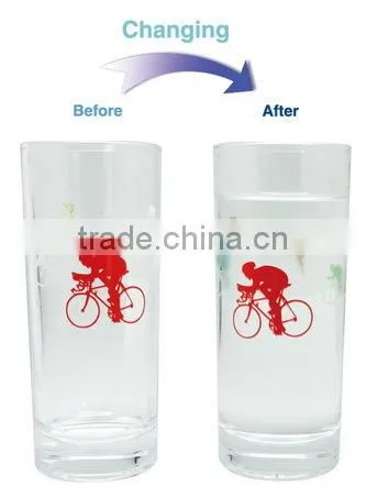 Custom LOGO Printed Cold Color Changing Glass Cups photo-3