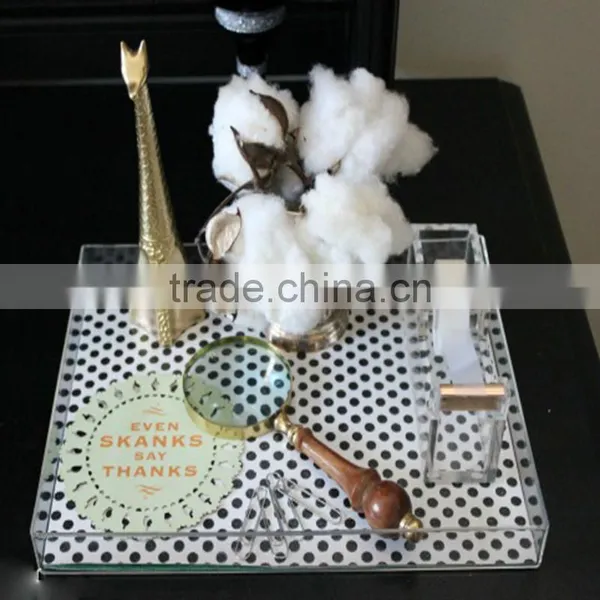 New Style Clear Transparent Acrylic Insert Paper Tray photo-6