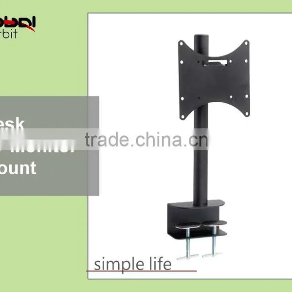 Support up to 27 Inch LCD Television Swivel Desk TV Rack Bracket Monitor Riser photo-2