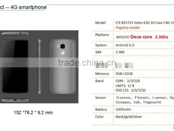 LTE8S5737 5.5" High End Cheap Deca-core Mobile Phone photo-3
