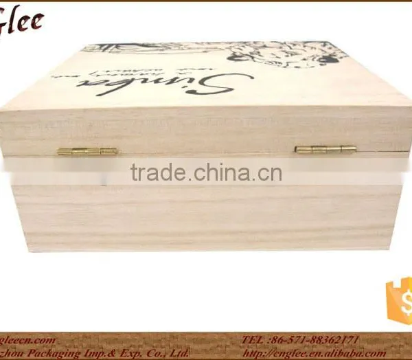Pine Wood Fancy Tea Storage Box photo-3