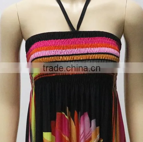 2016 Long Women Black Sexy Chiffon Dress photo-6