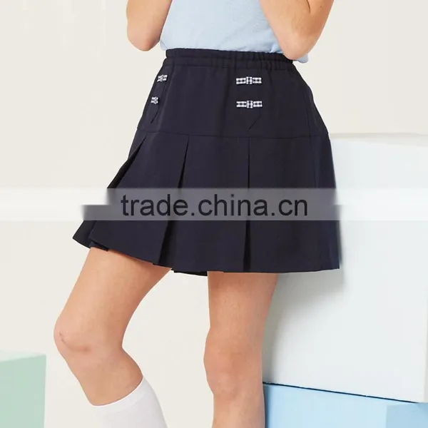2017 Summer Girls' New Skirt of the New School Ribbon A Skirt photo-5