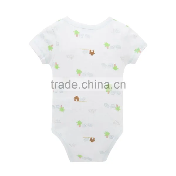 OEM Sevice Baby Clothes Short Sleeve Cotton Baby Romper For Summer Jumpsuit photo-2
