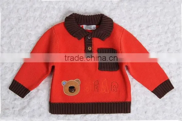 Trim Contrast Color Knitwear Modern Poloshirt Collar Sweater Pullover photo-2