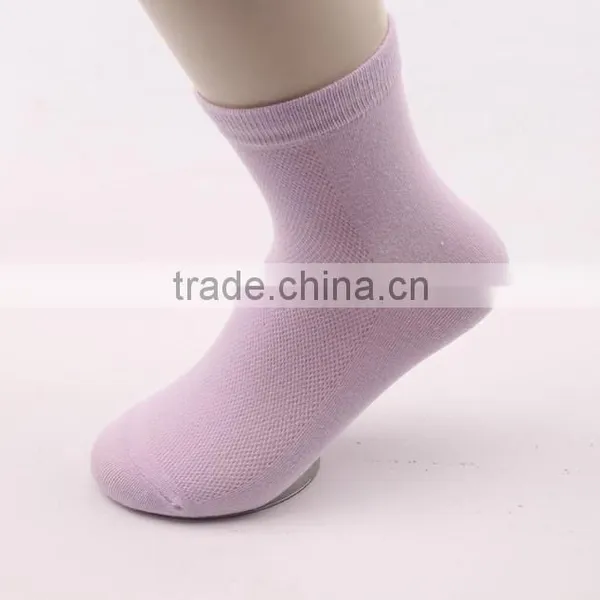 Zm40574b Women Mid-calf Length Pure Color Sock Ladies Fancy Cotton Socks photo-4