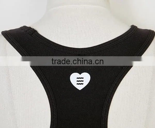 2017 New Fashion Design Customized Your Own Brand Logo Elastic Band 95%Cotton 5%Spandex Sport Crop Top Bralettes photo-5