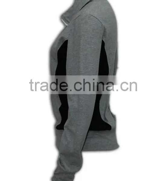 2015 High Quality Custom Plain Black Cheap Fashion Lovers Hoodies photo-3
