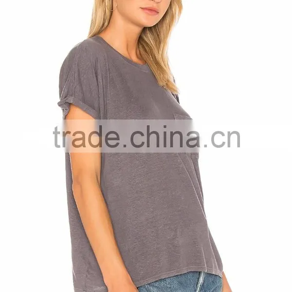 2018 Guangzhou Shandao Garment Manufacture Wholesale Summer Hot Style 160g 100% Cotton Short Sleeve O-Neck T Shirt Women photo-2