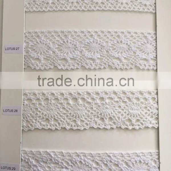 Border Lace, White Floral Bridal Lace Trim photo-3