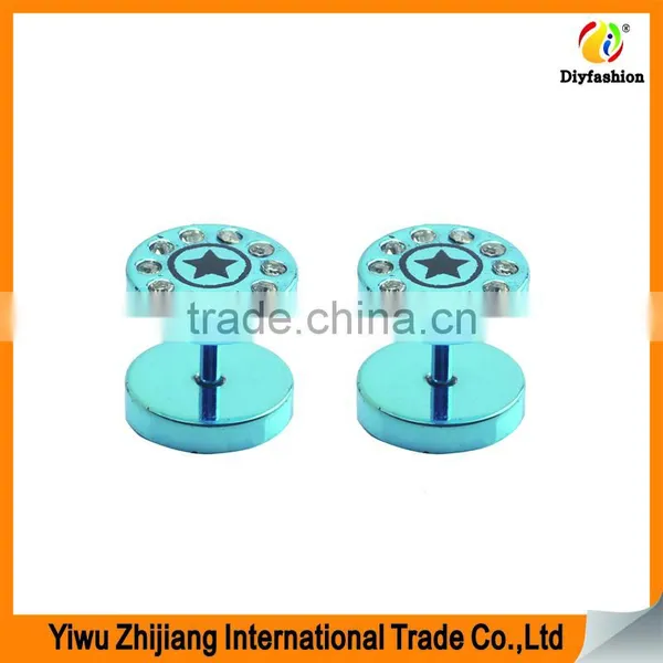 Custom New Products 2016 Stainless Steel Fake Tunnel Ear Plugs Body Jewelry Pierceing In China photo-5