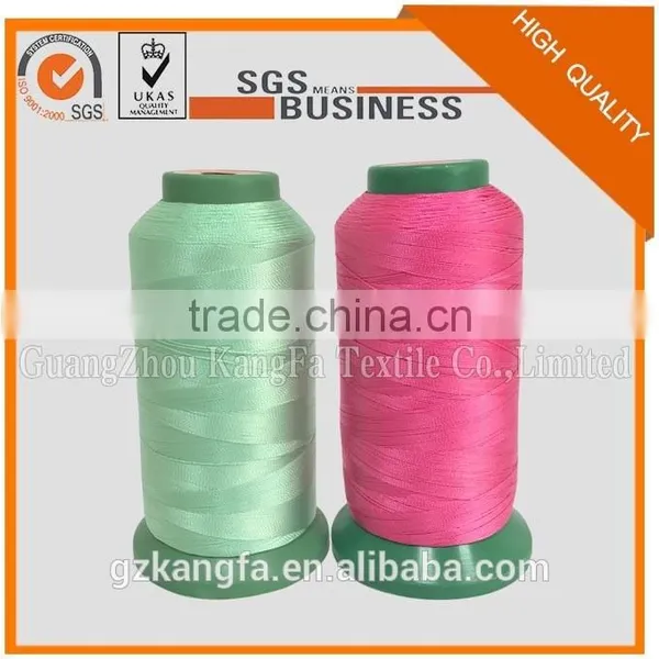 Factory Direct Selling High Quality Colored Waterproof 100% Polyester Sewing Thread for Handbags photo-4