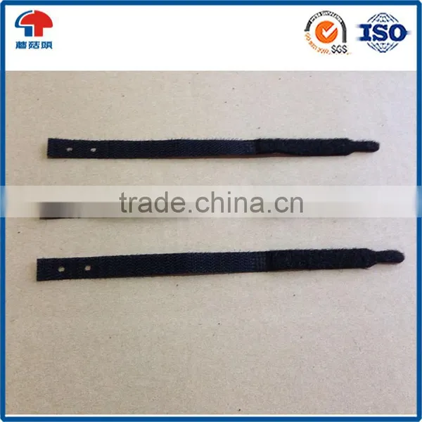 Multi-use Custom Nylon Hook and Loop Cable Ties With Eyelet photo-2