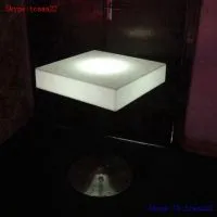 Led Square Glowing Liquid Bar Table photo-3