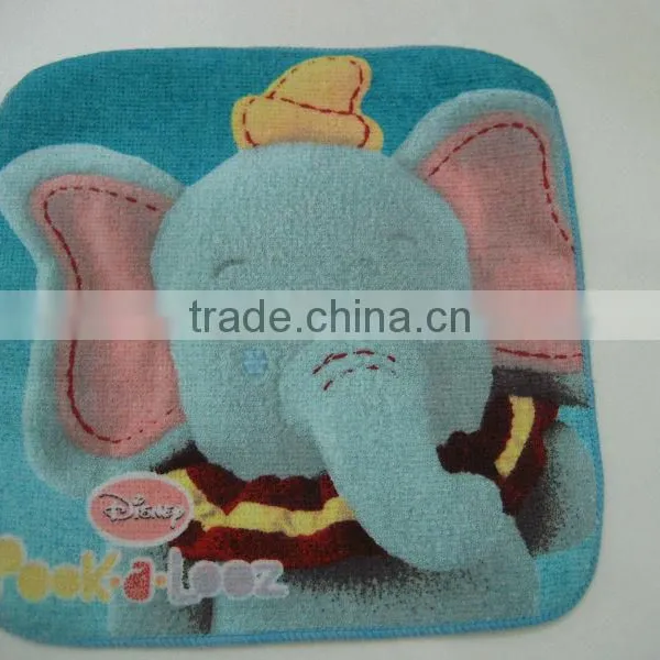 100%cotton Velour Reactive Printed Small Hand Towel