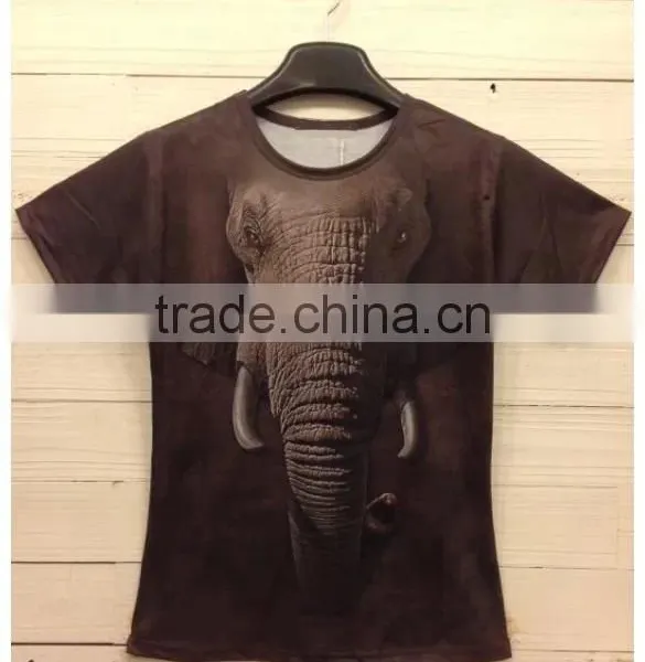 Latest Fashion Crazy T Shirts 3D Digital Print T Shirt High Quality Casual Mens Shirts