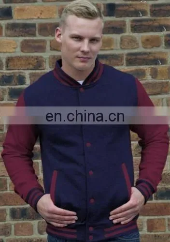 Top Latest Unisex Fashion Varsity Jacket - Light Jacket - Navy/white From Pakistan