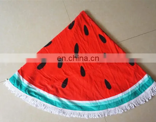 Fashion Sexy Beach Dress Round Custom Beach Towel photo-3