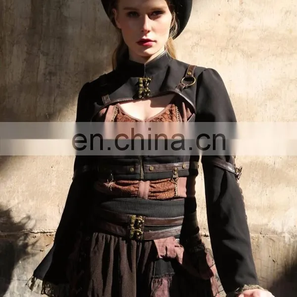 Steampunk Women's Open Chest Bolero by RQBL photo-5