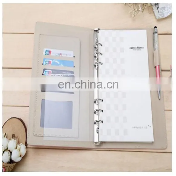 Factory Wholesale Customized PU Leather Snap Fastener Notebook Printing With Pen and YO Binding photo-2