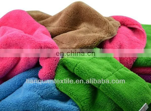 Coral Fleece Towel Solid Dyed Soft Handle 200gsm 300gsm 400gsm High Quality From China Supplier