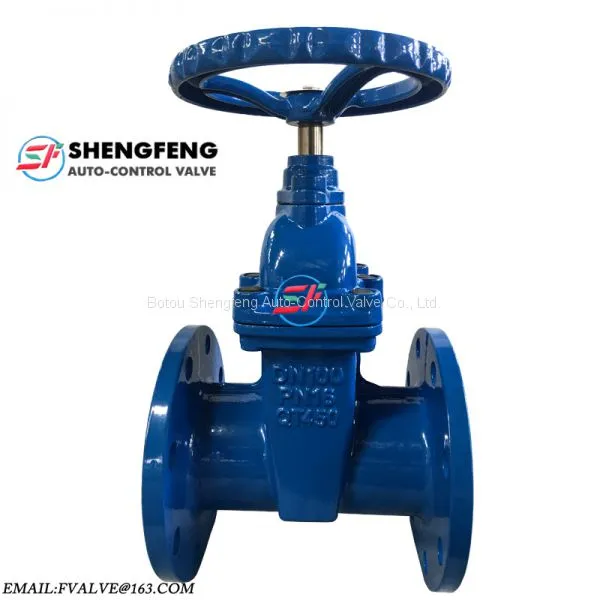 Золотниковый водяной запорный клапан с мягким уплотнением DN150 PN16 GGG50