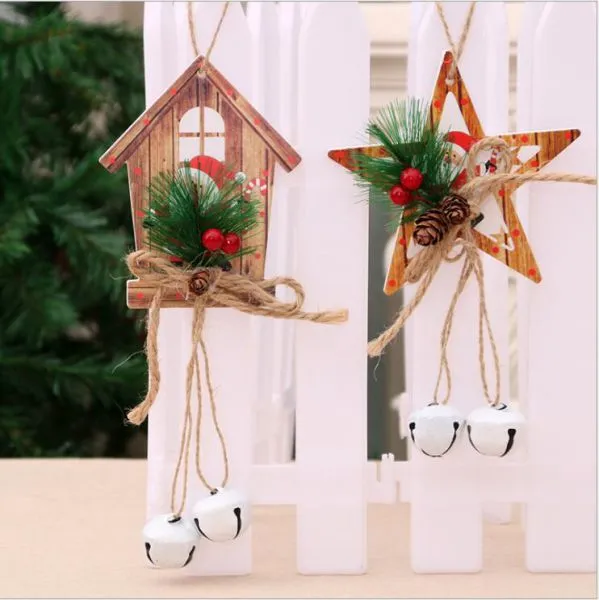 Hanging Ornaments Foam Star Snowflake House for Christmas Tree Decoration photo-3