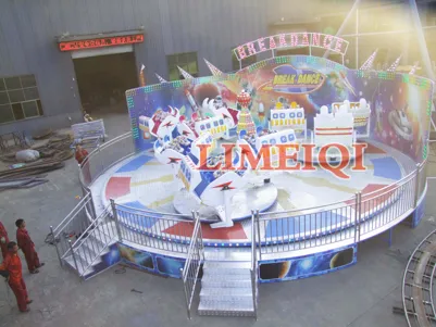 Park Amusement Fun Rides Crazy Dance