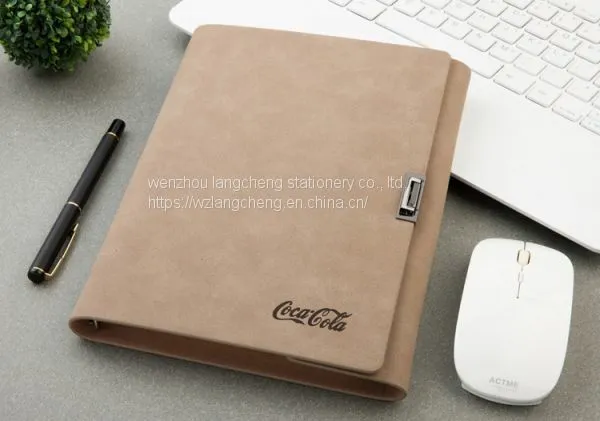 2020 New 6 Ring Bind Notebook Custom a5 Planner Kraft Diary Calendar Card Holder Logo Printing Notebook photo-2