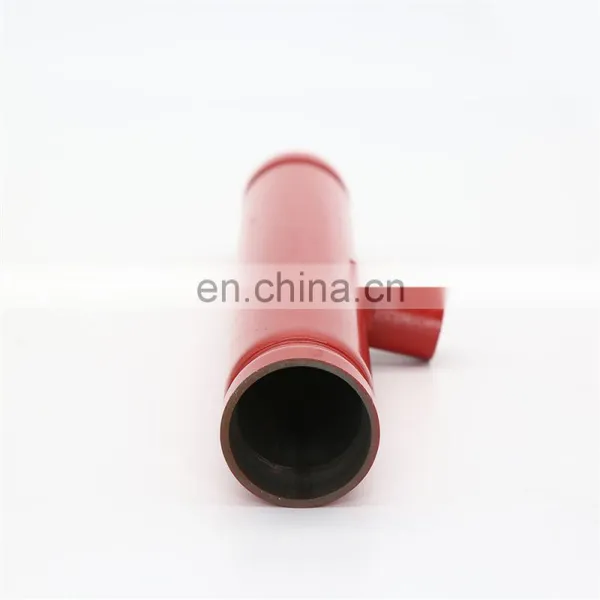 2" Red Epoxy Welded Steel Pipe Thread End ASTM A53 SCH 40 photo-1