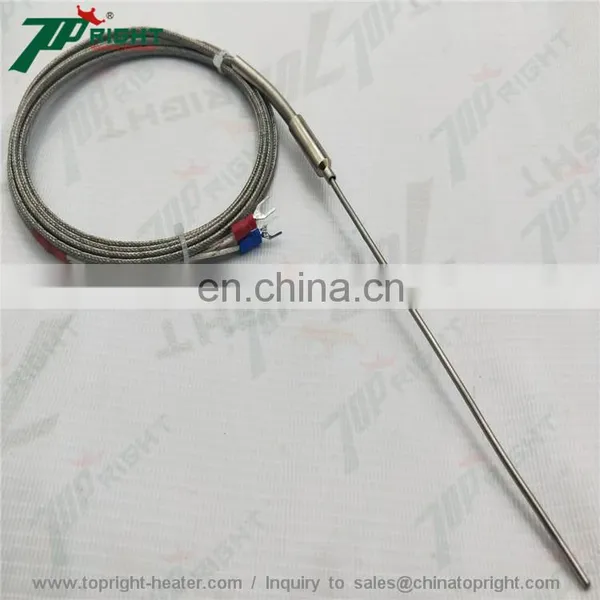 Stainless Steel Probe 0~400C Temperature Sensor J Type Thermocouple in Probe 2*90mm photo-2