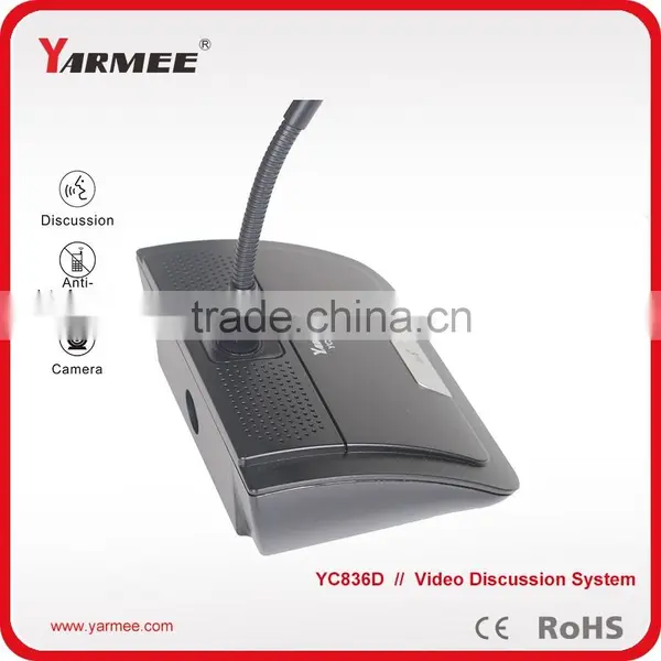 Conference Room Audio System Desktop Microphone Video Camera Auto Track System YC836 photo-3