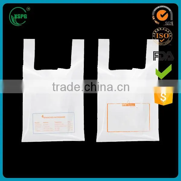 Custom Printed Plastic Pe T-shirt Bags/Shopping Bag photo-2