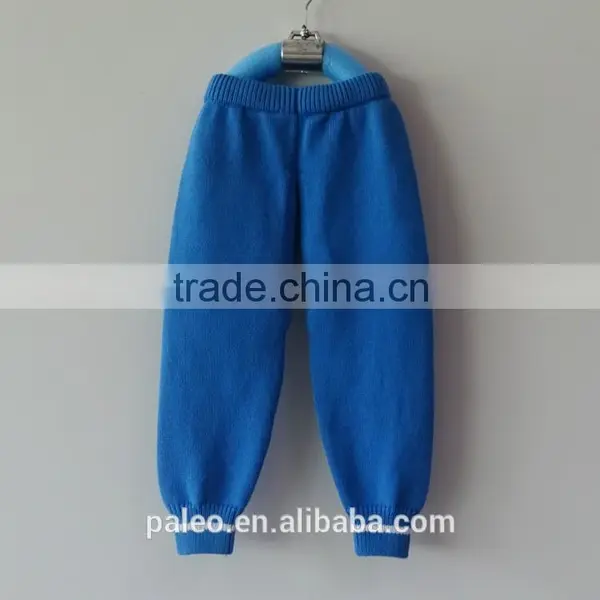 Eco-friendly Cotton Knitting Pattern Design Girl Night Trousers for Spring photo-3