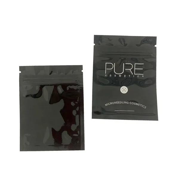 Custom Design Logo Print Plastic Bags With Zipper For Spices photo-2